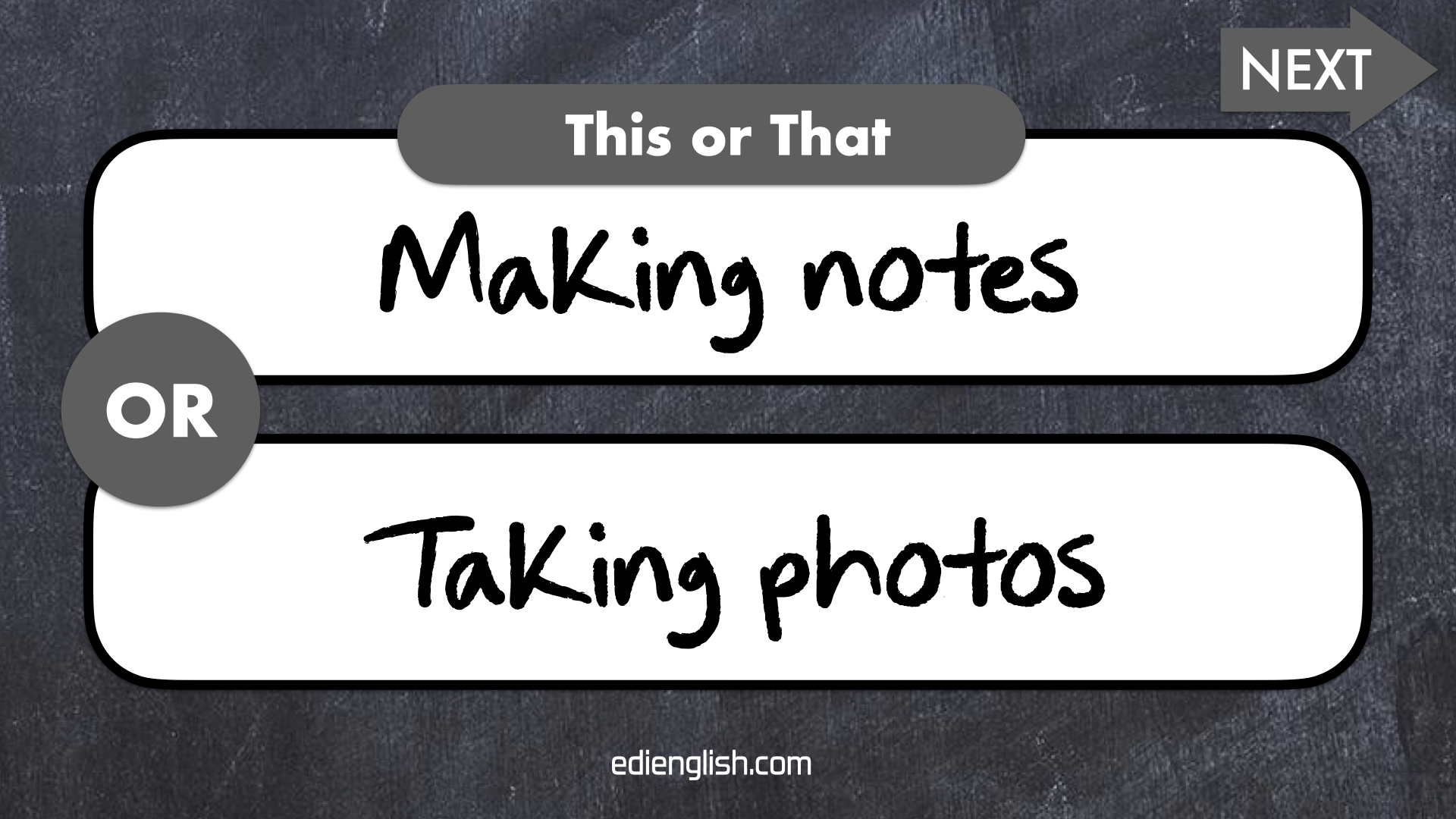 First slide