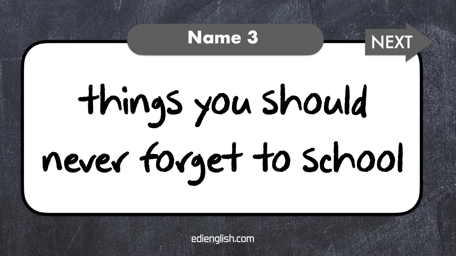 First slide