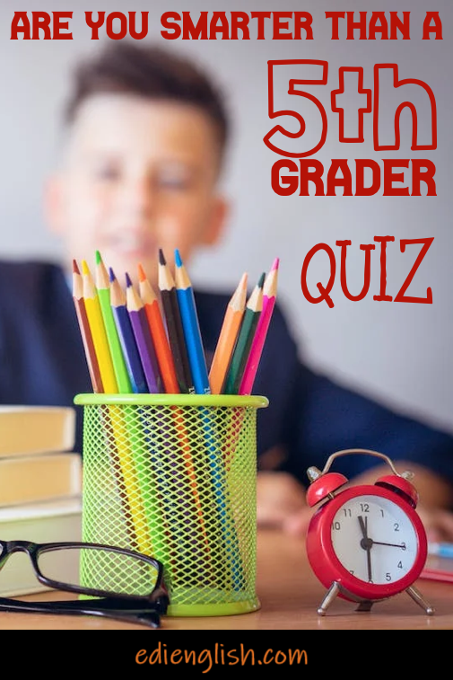 Quiz z angielskiego - gramatyka i słownictwo